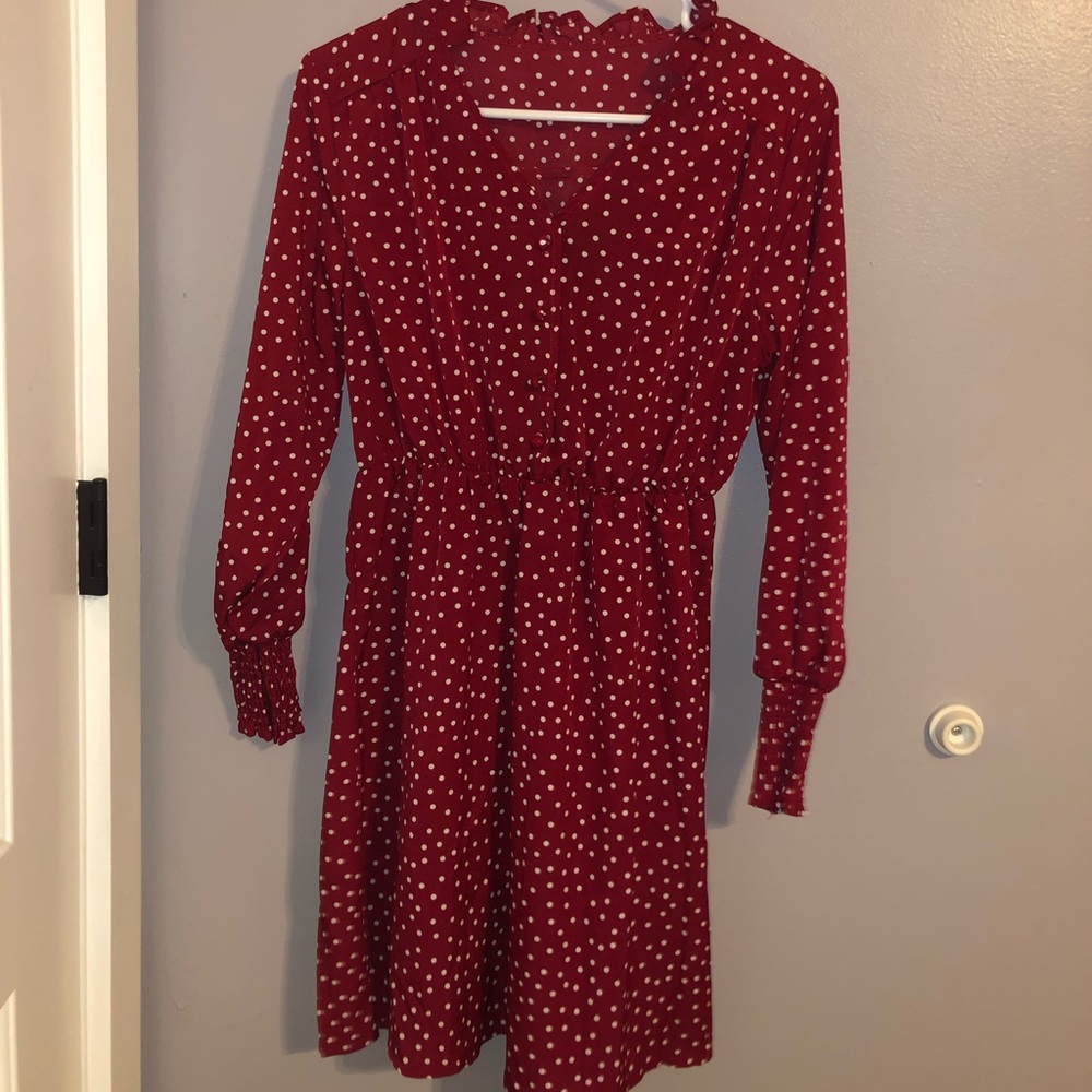Polka dot A line SHEIN dress
